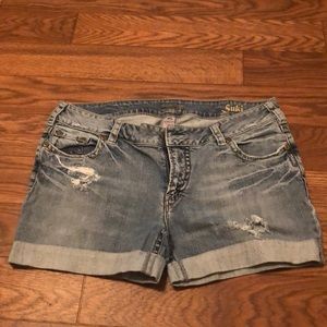 Silver Jeans Shorts - Size 36